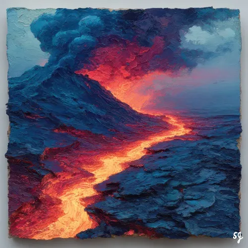 sg6887_A_huge_sculptural_impasto_oil_painting_of_a_volcanic_e_447e657d-baff-4180-82d8-3f05054c598d_0