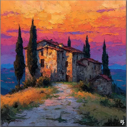 Evening in Tuscany