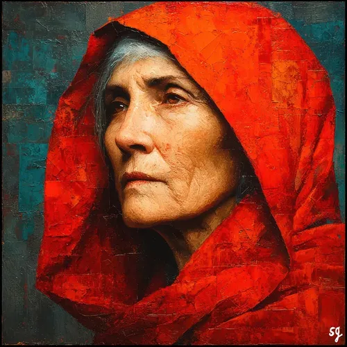 The Matriarch in Crimson