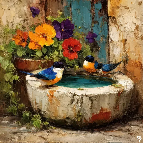 sg6887_imagine_prompt_A_rustic_stone_birdbath_filled_with_wat_593687d3-2cf6-49d0-861d-bf27c1847c55_3